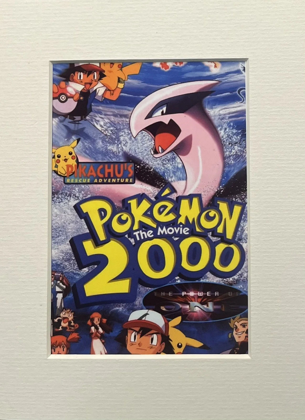 Pokémon the Movie. 2000 35mm Film Cell Mounted Display, image 2
