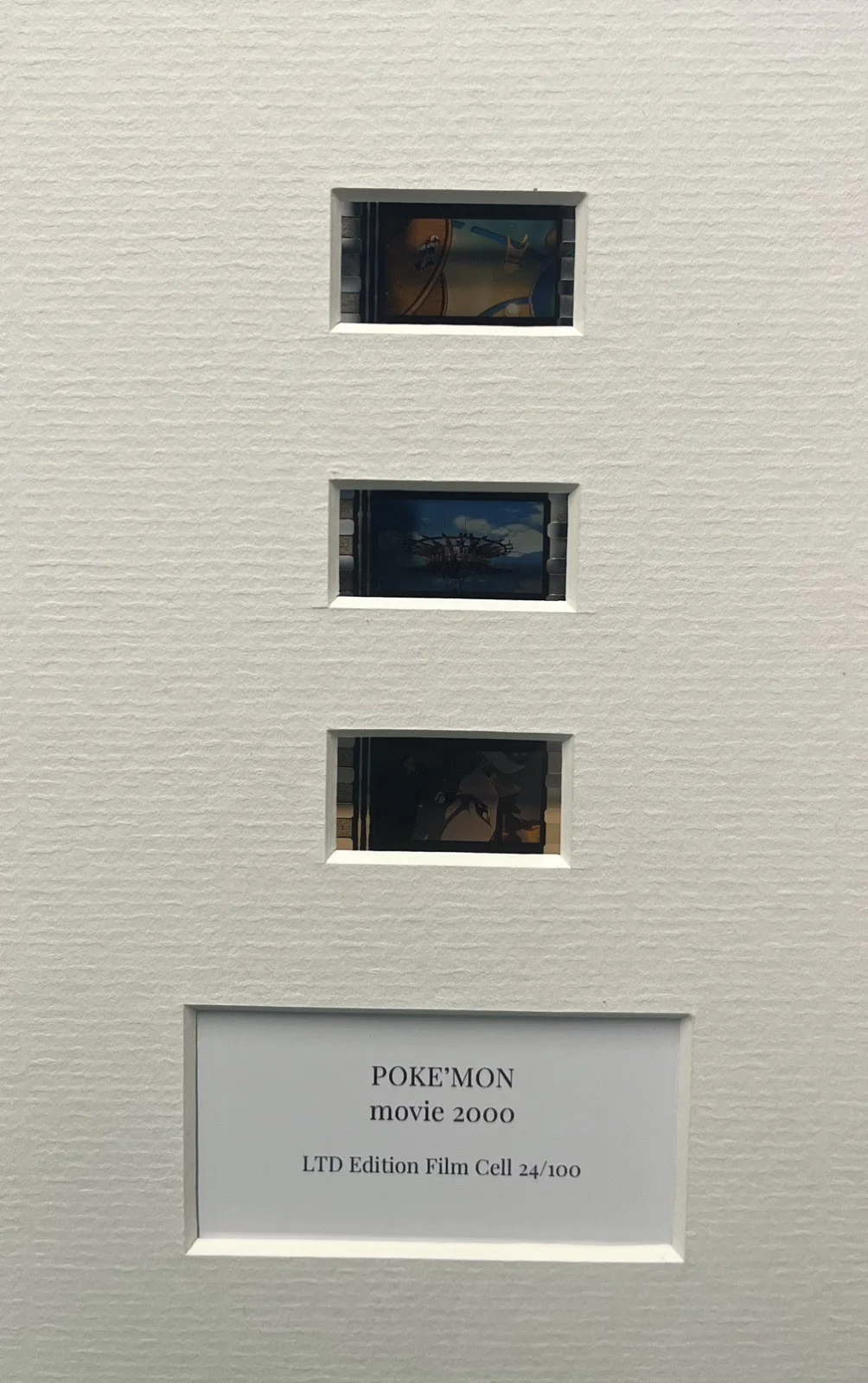 Pokémon the Movie. 2000 35mm Film Cell Mounted Display, image 3