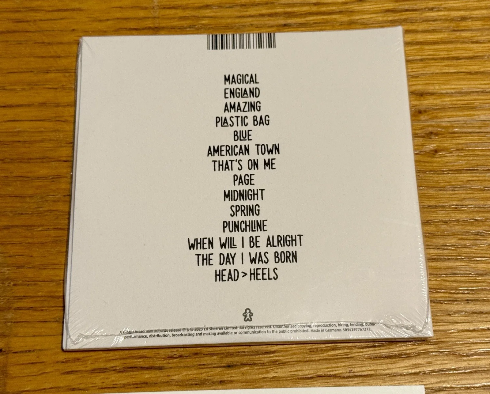 SIGNED Ed Sheeran Autumn Variations CD Autograph Art Card Autograph NEW & SEALED, изображение 5