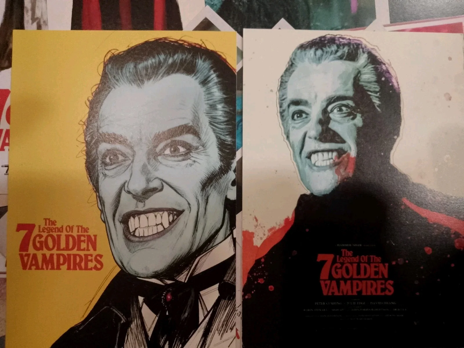 Legend Of The 7 Golden Vampires Bundle. 20 Lobby Cards, 12 Glossy Bookmarks +, image 2
