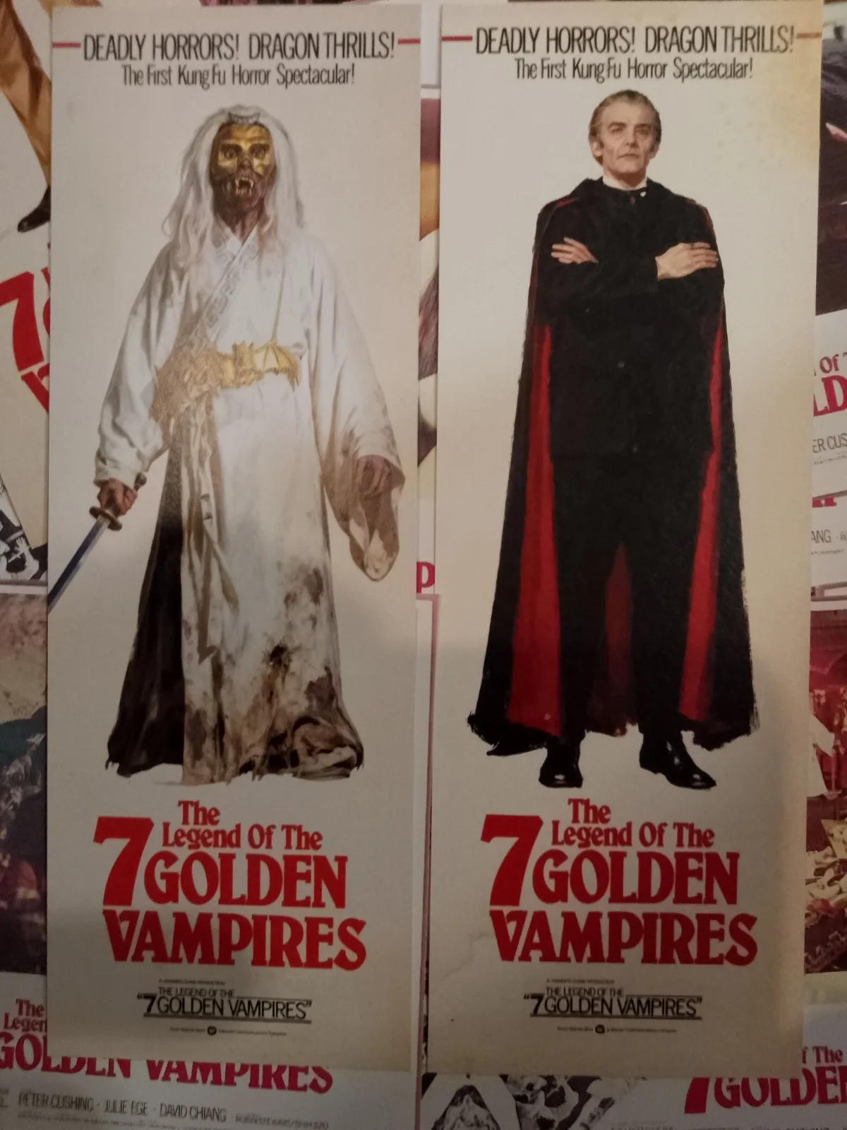 Legend Of The 7 Golden Vampires Bundle. 20 Lobby Cards, 12 Glossy Bookmarks +, image 5