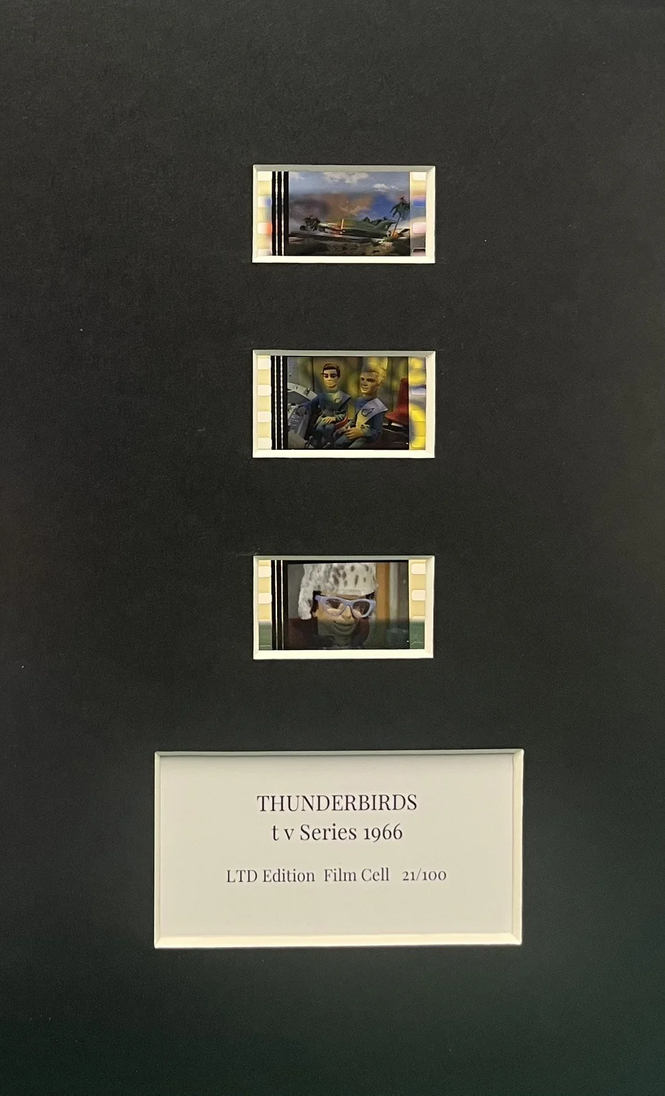THUNDERBIRDS The original. TV Series 35mm Film Cell Mounted Display, изображение 2