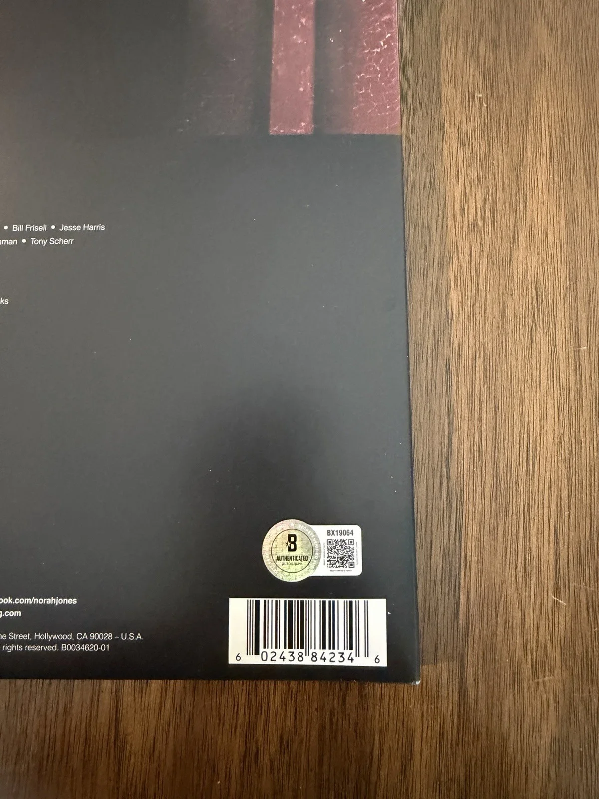 ‘Norah Jones’ Signed Autographed ‘Come Away With Me’ Vinyl Album Beckett, изображение 3