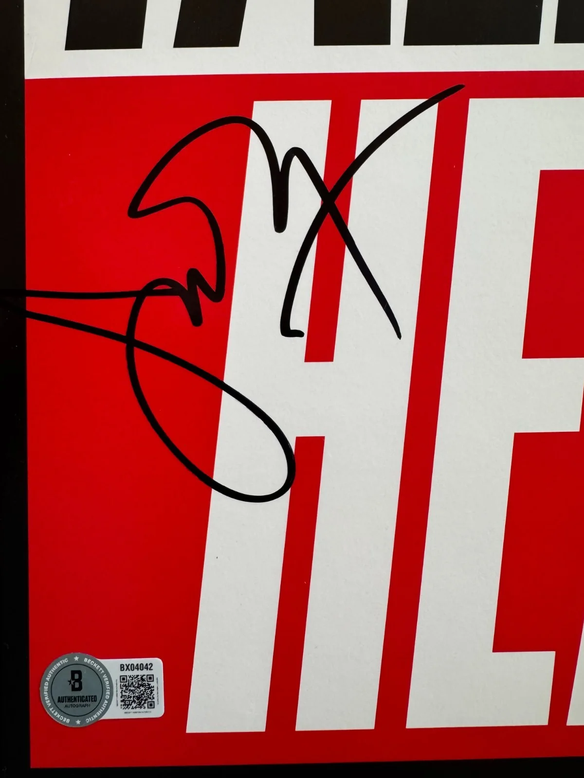 David Byrne Jerry Harrison Autographed Talking Heads True Stories Beckett COA, изображение 2