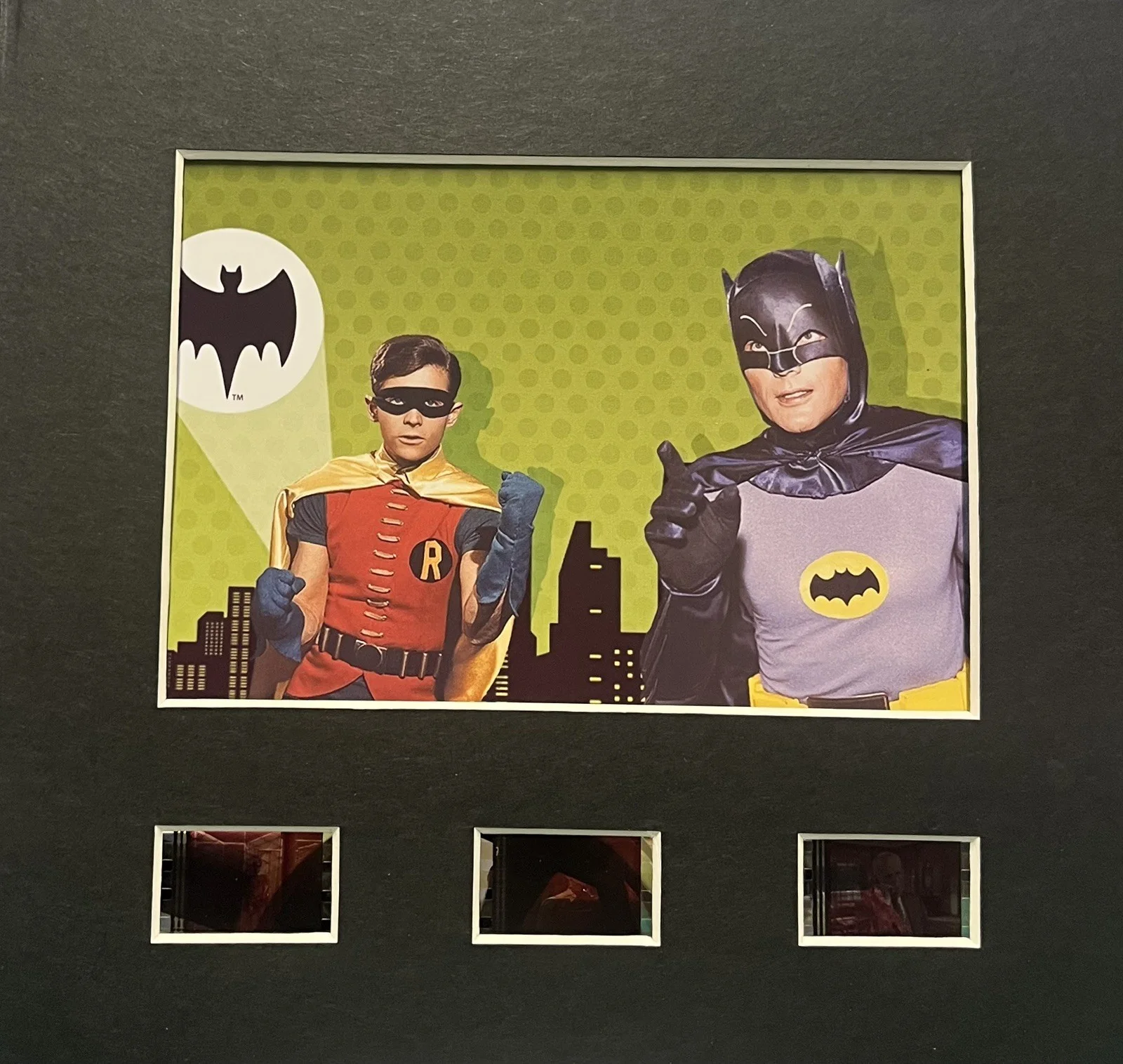 BATMAN The T v Series. . 35mm Film Cell MOUNTED DISPLAY, image 2