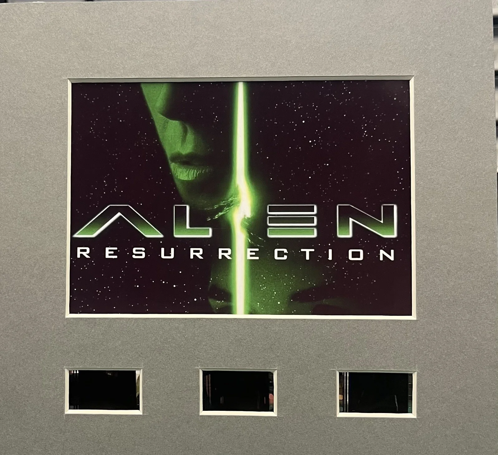 ALIEN INSURRECTION . 35mm Film Cell MOUNTED DISPLAY, image 2