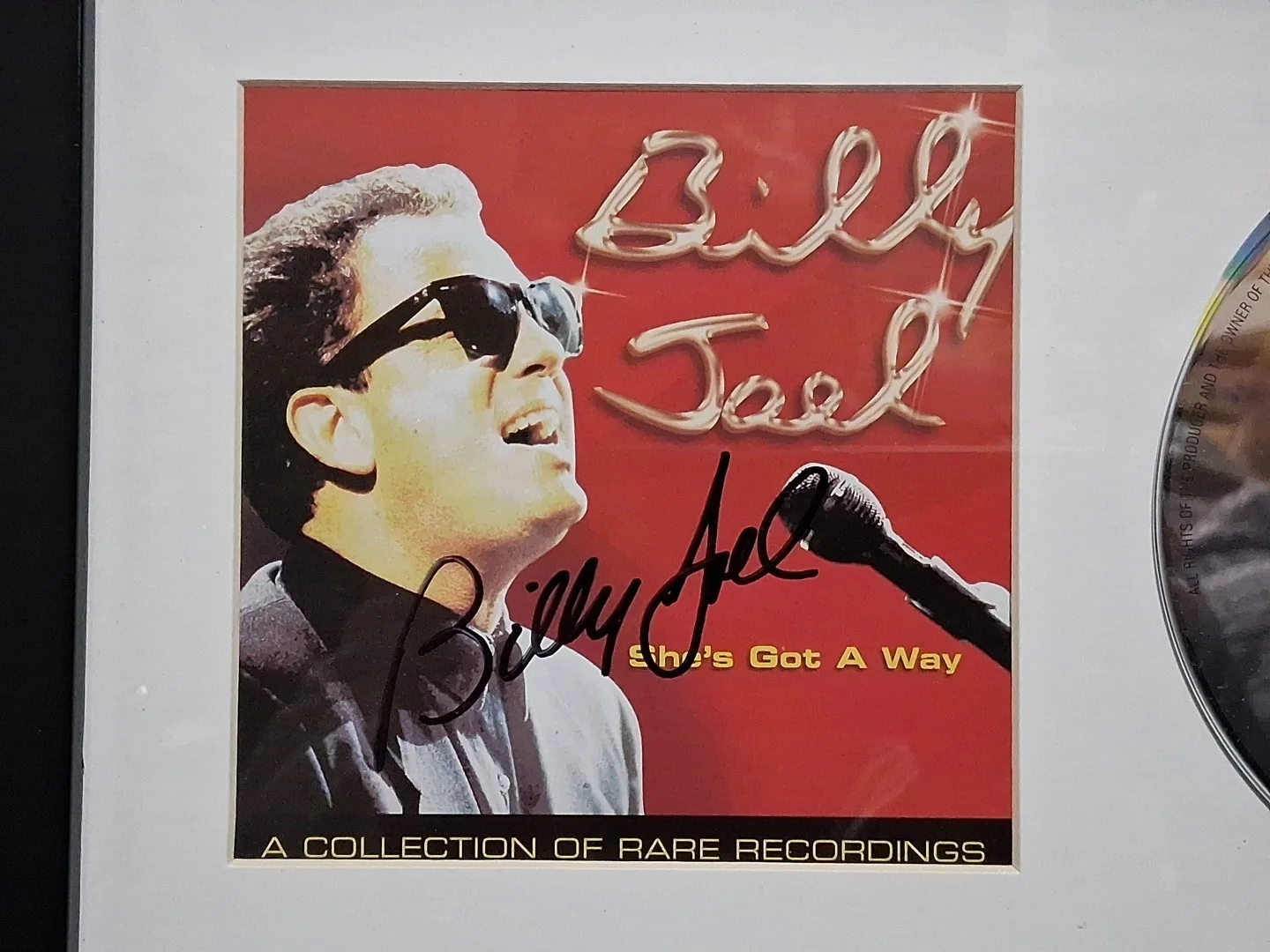 Billy Joel Signed CD She's Got a Way Autographed Signed Framed, image 2