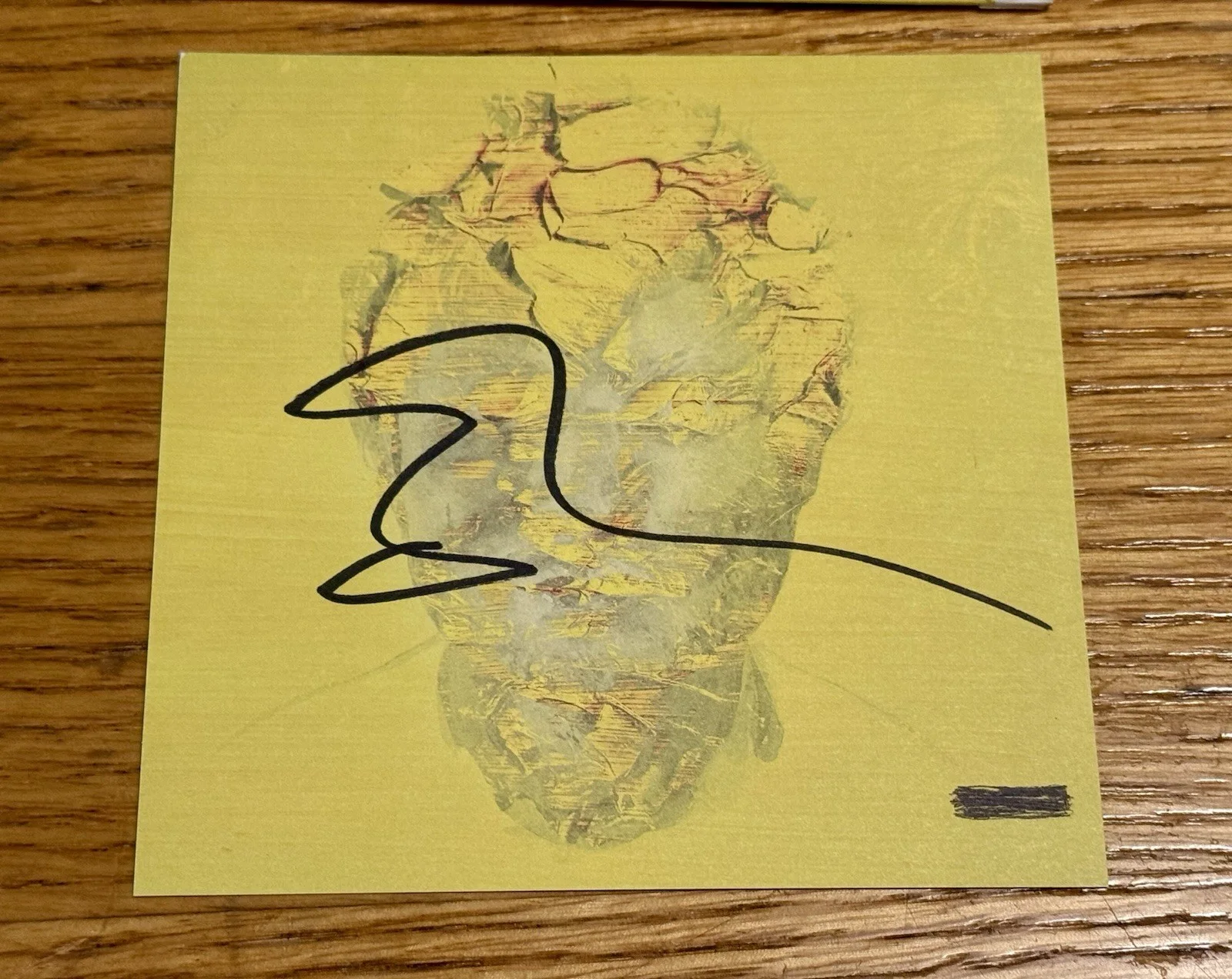 Signed Ed Sheeran Subtract CD Signed Insert AUTOGRAPHED NEW, image 2