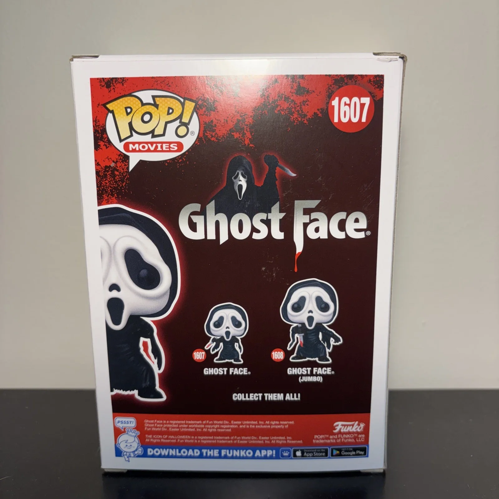 Jeff Brockton — Jack Brockton Signed Ghost Face #1607 Funko Pop w/ COA OCCM Scream Auto, image 3