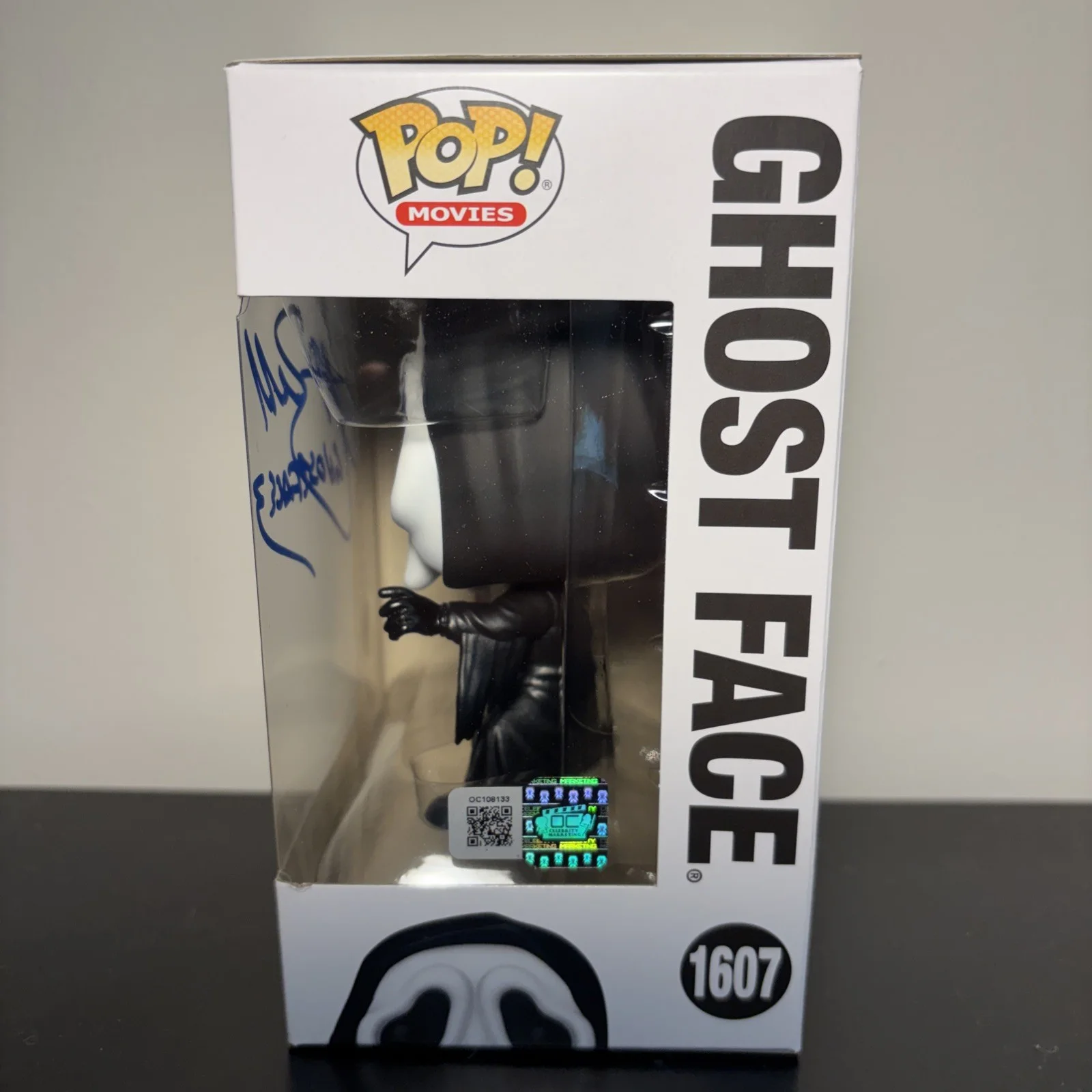 Jeff Brockton — Jack Brockton Signed Ghost Face #1607 Funko Pop w/ COA OCCM Scream Auto, image 4
