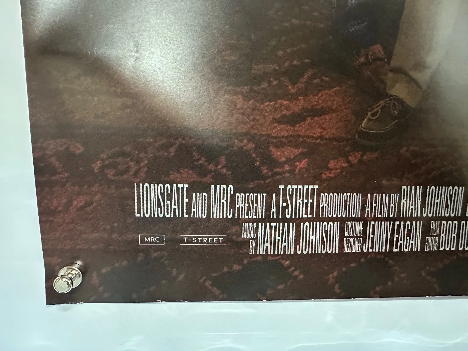 Knives Out (2019) Original UK Quad Cinema Poster – Daniel Craig, image 3