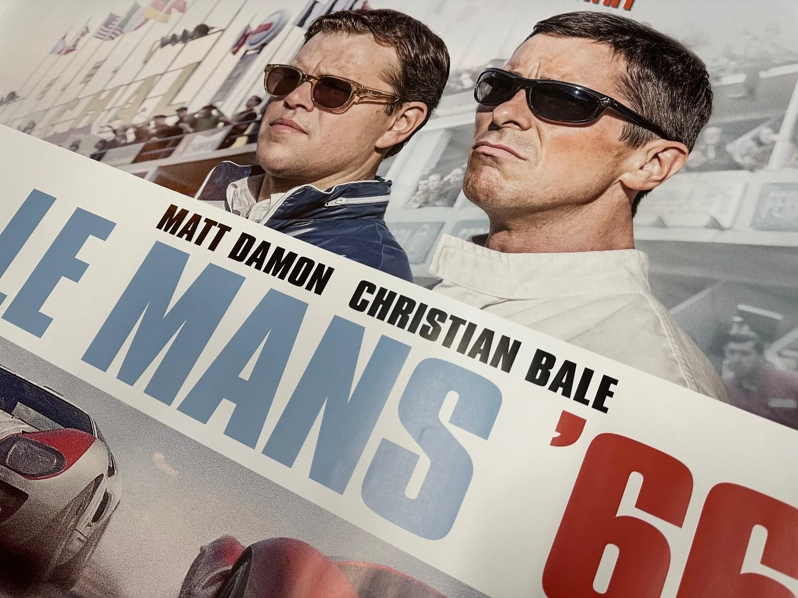Le Mans ’66 / Ford v Ferrari (2019) Matt Damon, Christian Bale UK Quad Poster, изображение 2