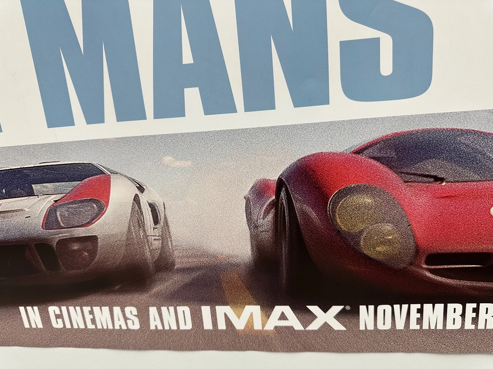 Le Mans ’66 / Ford v Ferrari (2019) Matt Damon, Christian Bale UK Quad Poster, изображение 5