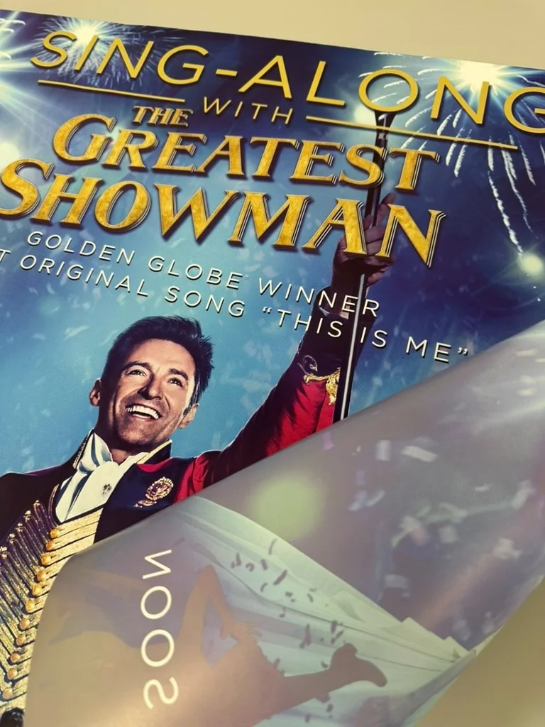 Sing-Along The Greatest Showman (2017) Original UK Quad Poster – Hugh Jackman, image 2