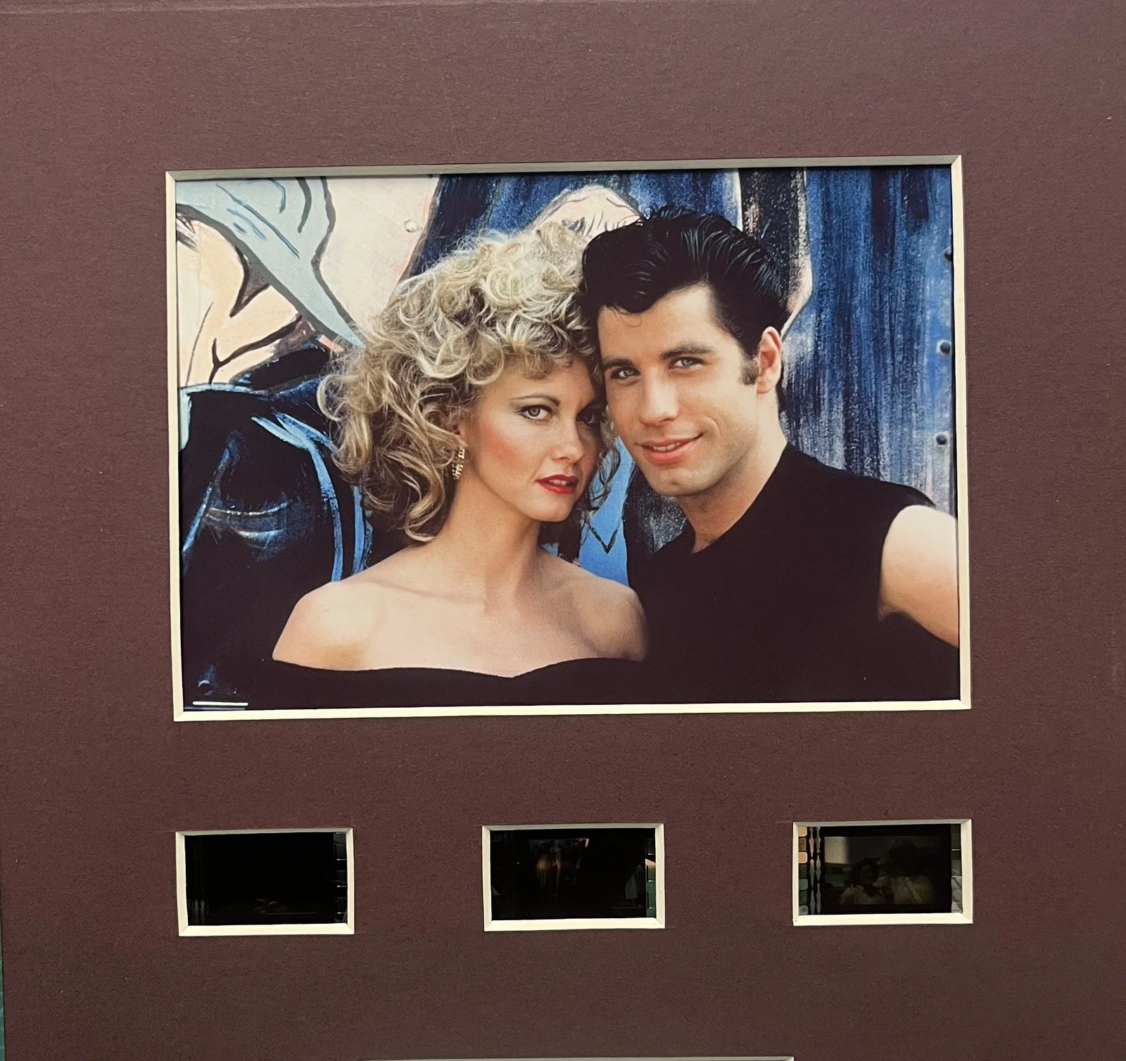 GREASE. 35mm Film Cell MOUNTED DISPLAY, image 2