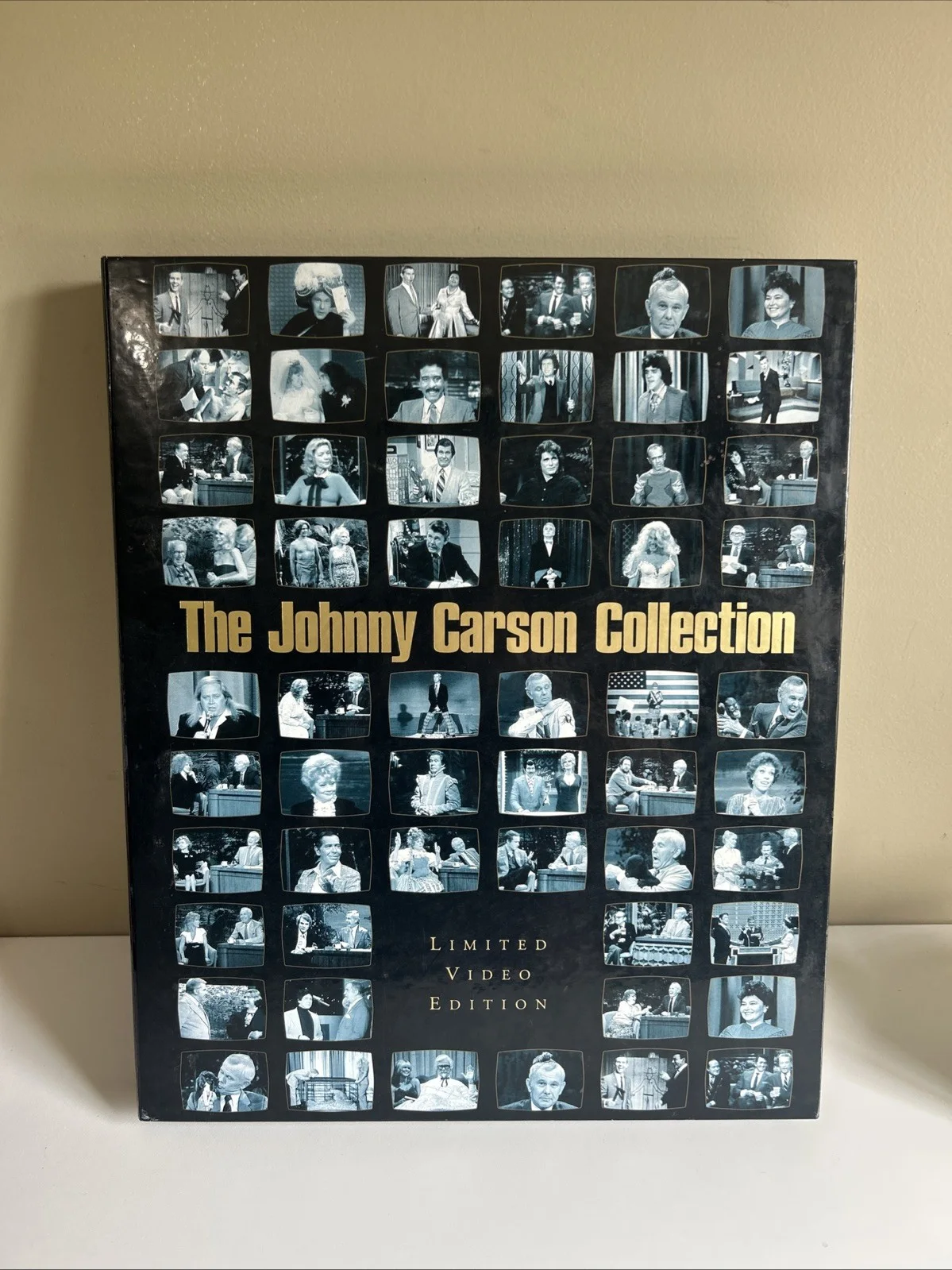 Johnny Carson — The Johnny Carson Collection 1992 VHS Tapes & Signed Lithograph by Al Hirschfeld