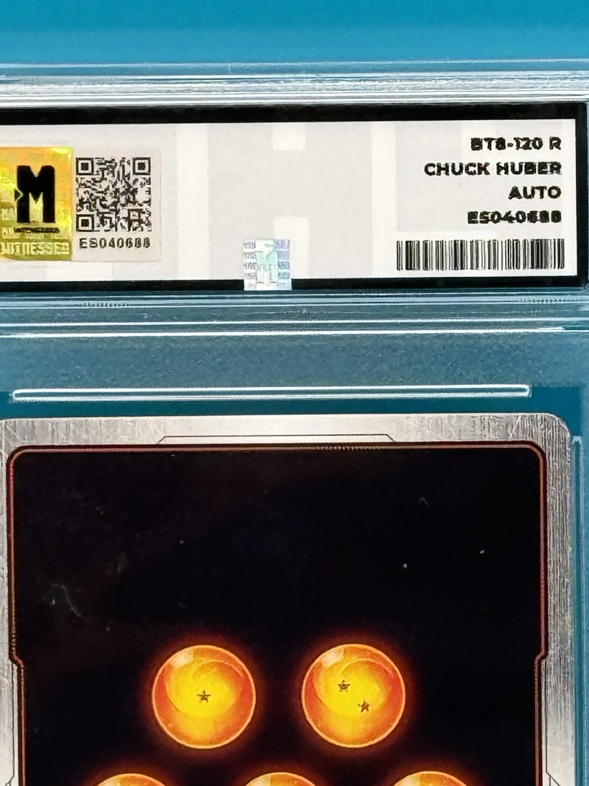 Chuck Huber Signed Android 17 Dragon Ball Card Tcg In Slab MAS Authentication, image 3