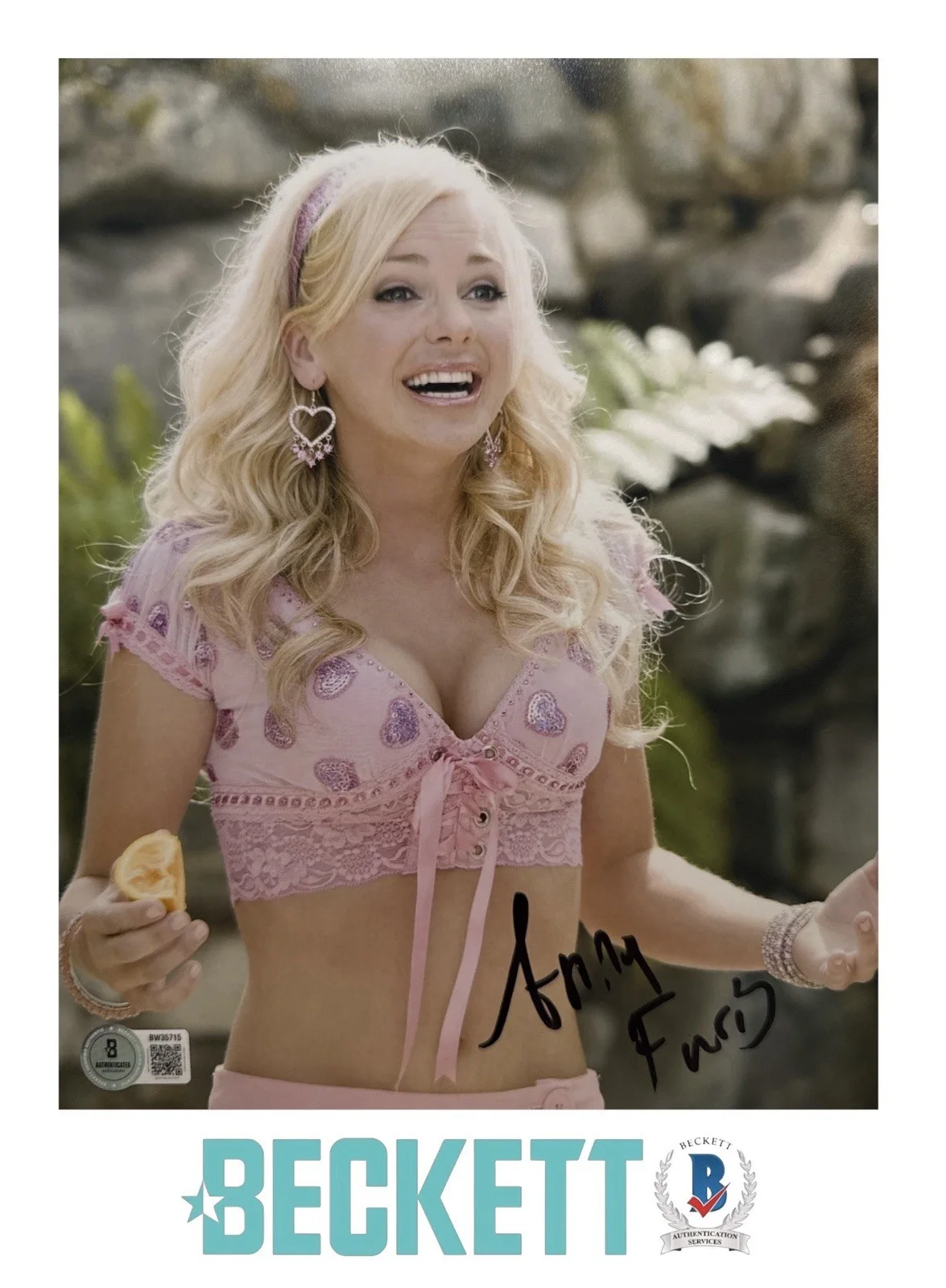 Anna Faris — Anna Faris Signed 8x10 The House Bunny Shelley Darlingson Photo Beckett COA