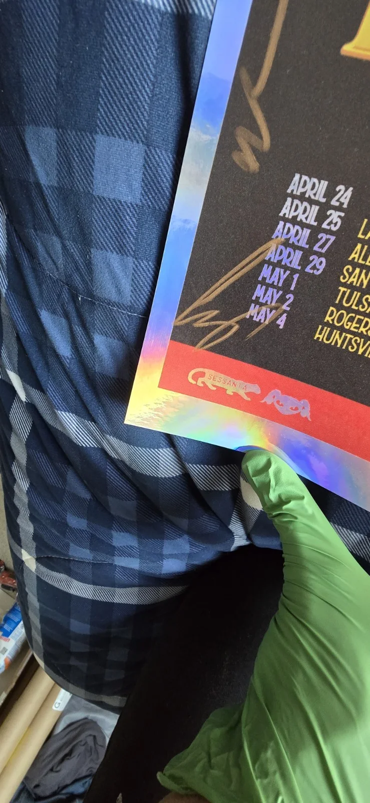 Sessanta V2.0 Autographed Foiled VIP 18×24 Poster, image 3