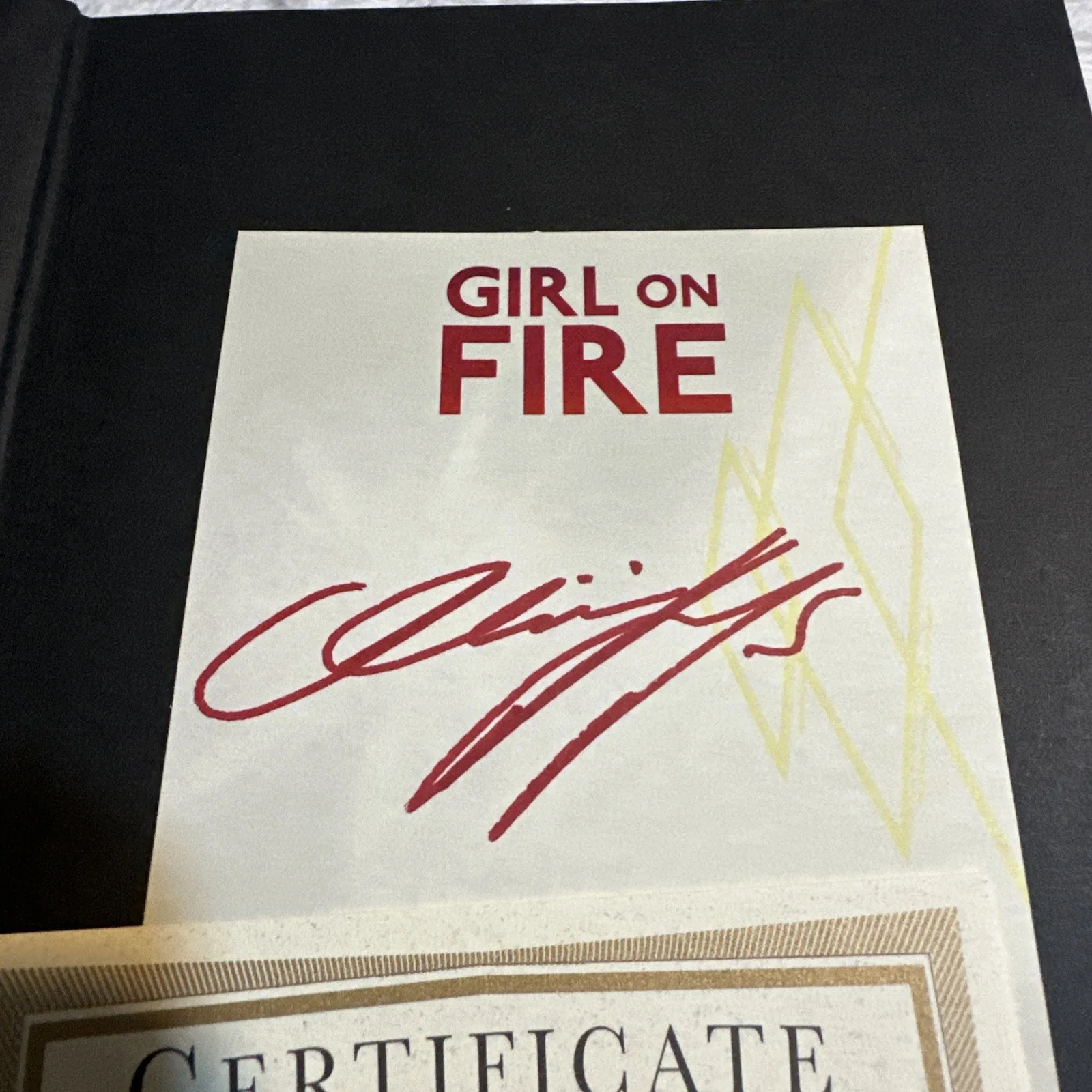 Alicia Keys Girl On Fire Preprint Autopen Signed Book Premiere Collectibles, изображение 3