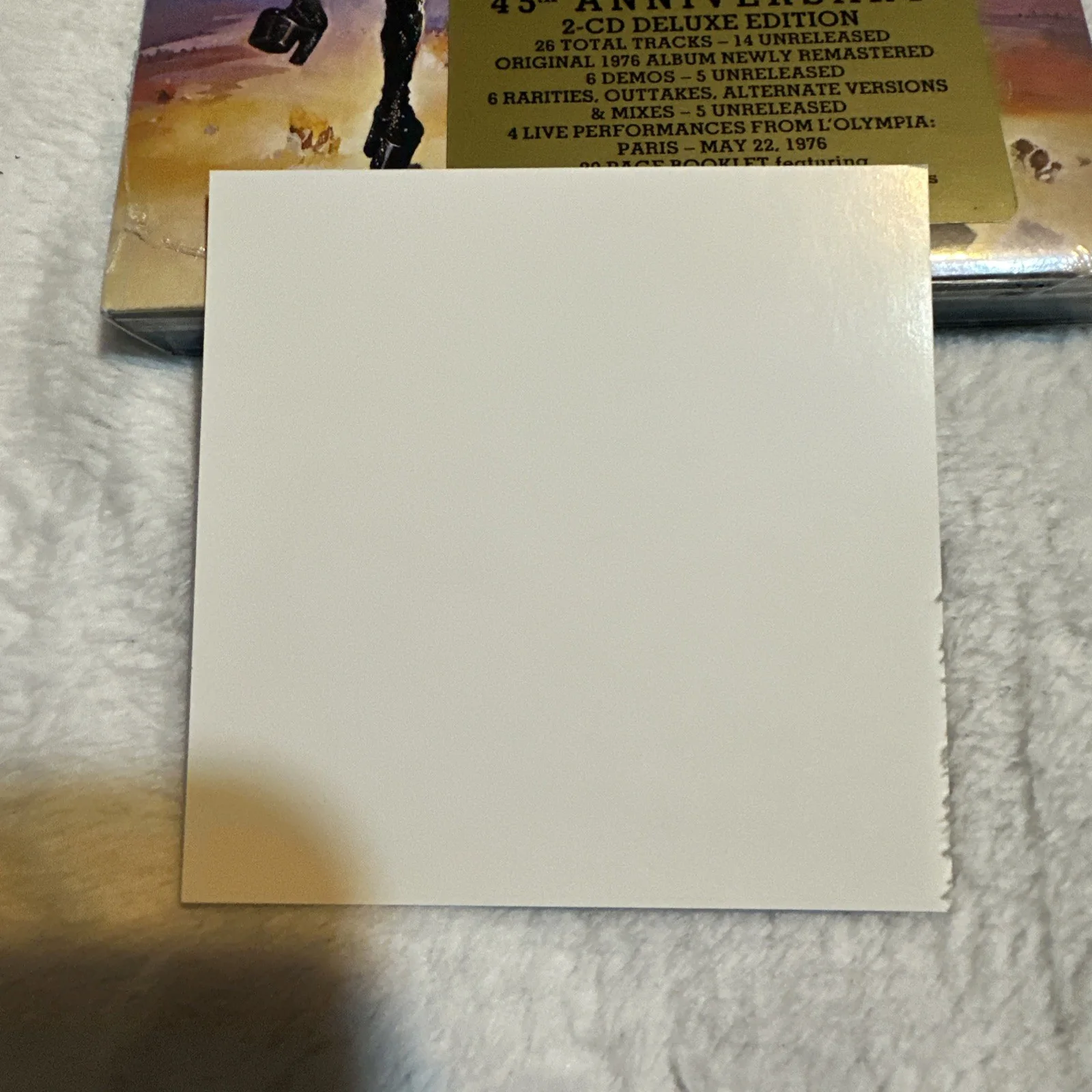 KISS Gene Simmons Paul Stanley Destroyer 45th Anniv Deluxe CD W/ Signed Art Card, изображение 5