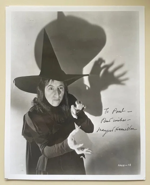 Margaret Hamilton — MARGARET HAMILTON / WIZARD OF OZ / WICKED WITCH AUTOGRAPHED SIGNED PHOTO
