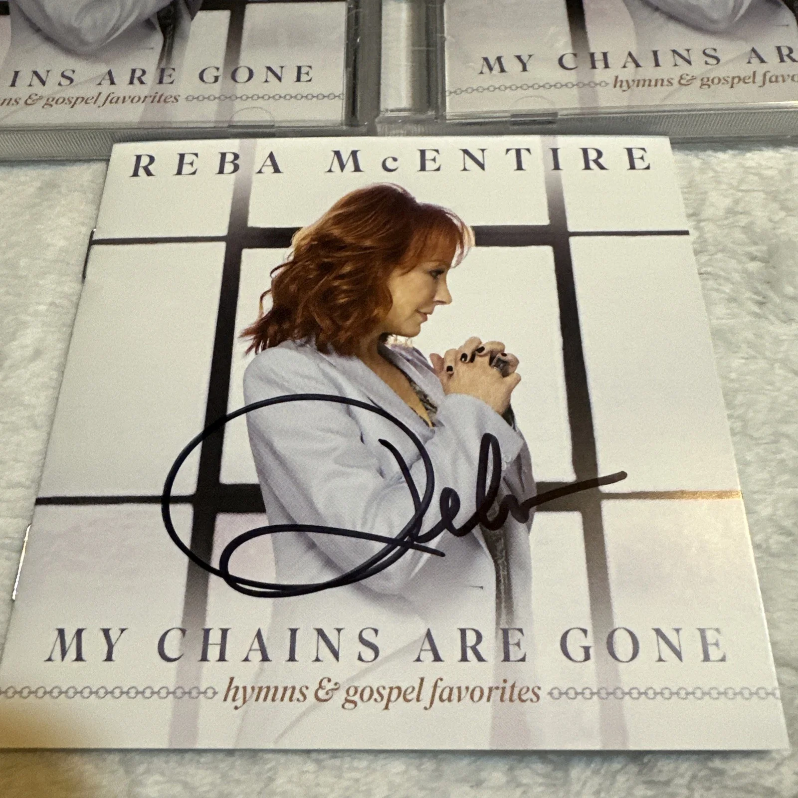 Reba McEntire My Chains Are Gone Signed CD Booklet W/ x2 CDs Country Music NEW, изображение 2