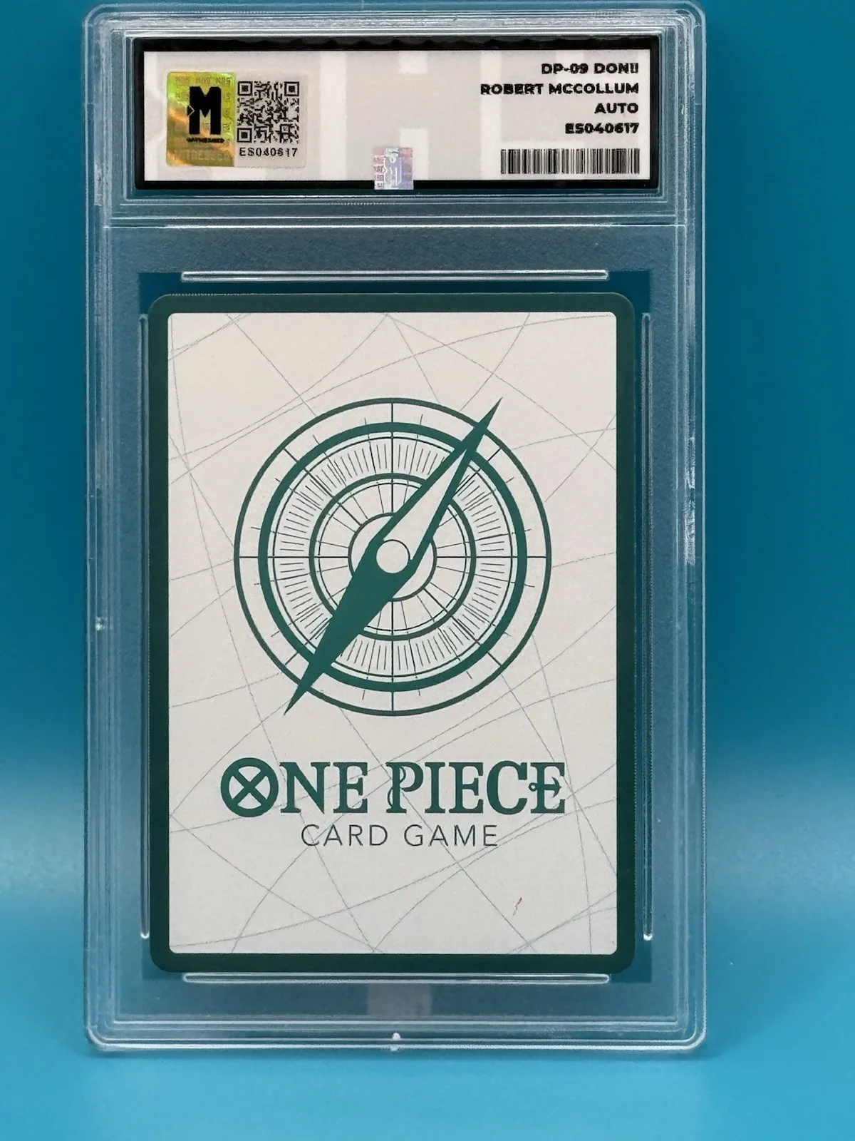 Robert McCollum Signed Don Flamingo One Piece Tcg Card In Slab With MAS COA, изображение 2