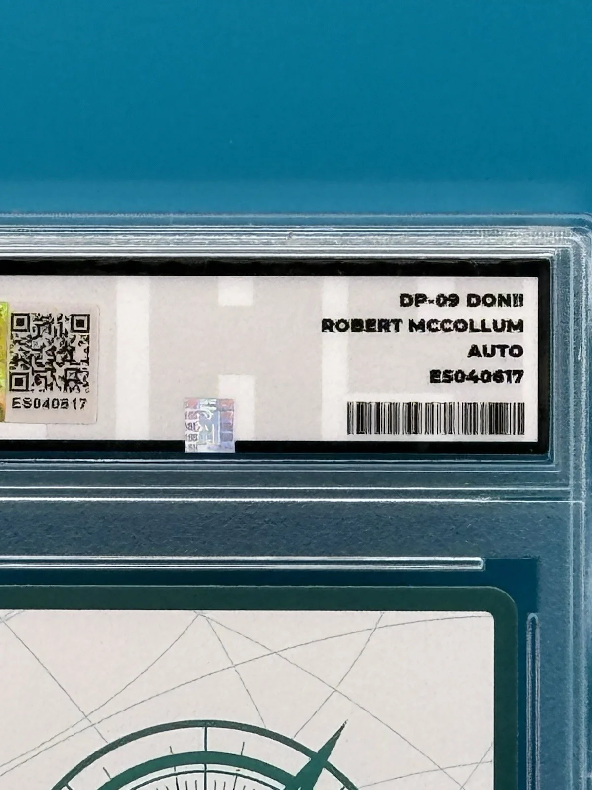 Robert McCollum Signed Don Flamingo One Piece Tcg Card In Slab With MAS COA, изображение 3