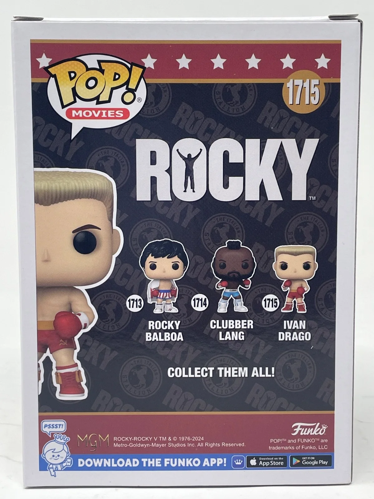 Dolph Lundgren — Dolph Lundgren Signed Ivan Drago Funko Pop Rocky IV #1715 Autograph Beckett COA, image 5