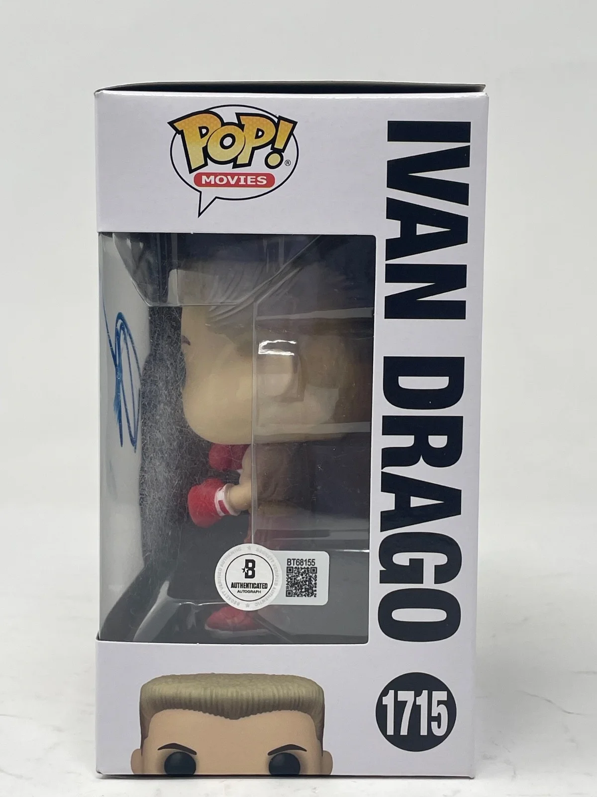 Dolph Lundgren — Dolph Lundgren Signed Ivan Drago Funko Pop Rocky IV #1715 Autograph Beckett COA, изображение 3