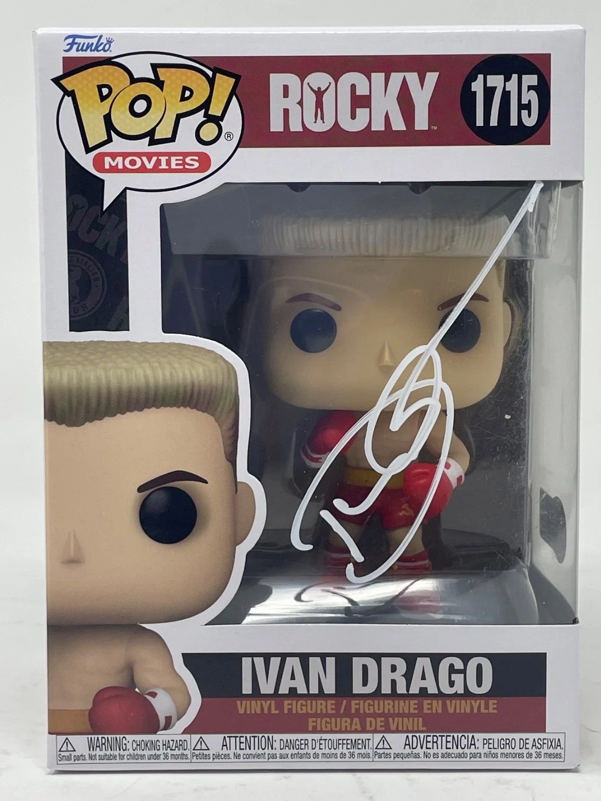 Dolph Lundgren — Dolph Lundgren Signed Rocky Ivan Drago Funko Pop #1715 Autograph Beckett COA, изображение 2