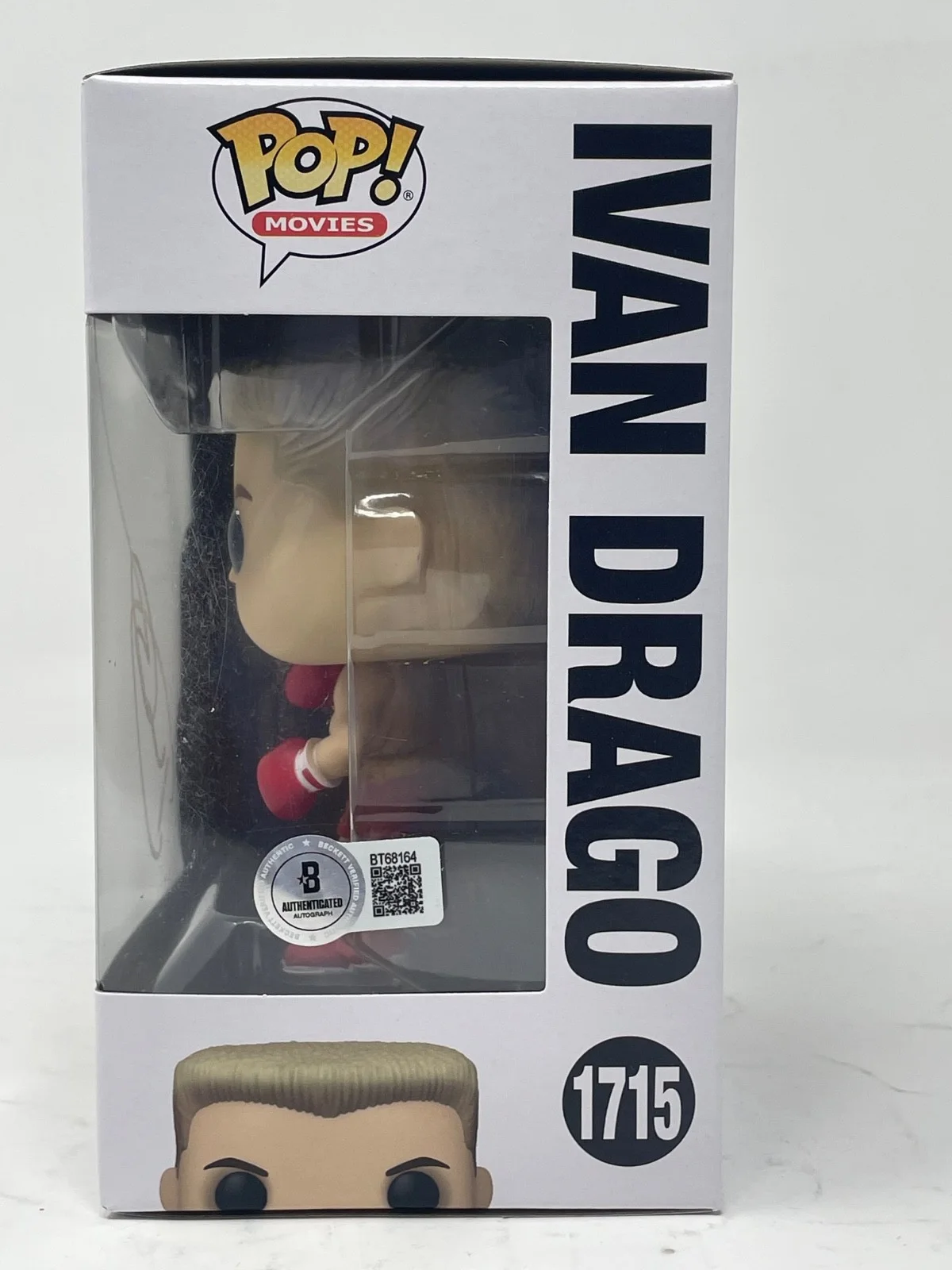 Dolph Lundgren — Dolph Lundgren Signed Rocky Ivan Drago Funko Pop #1715 Autograph Beckett COA, изображение 3