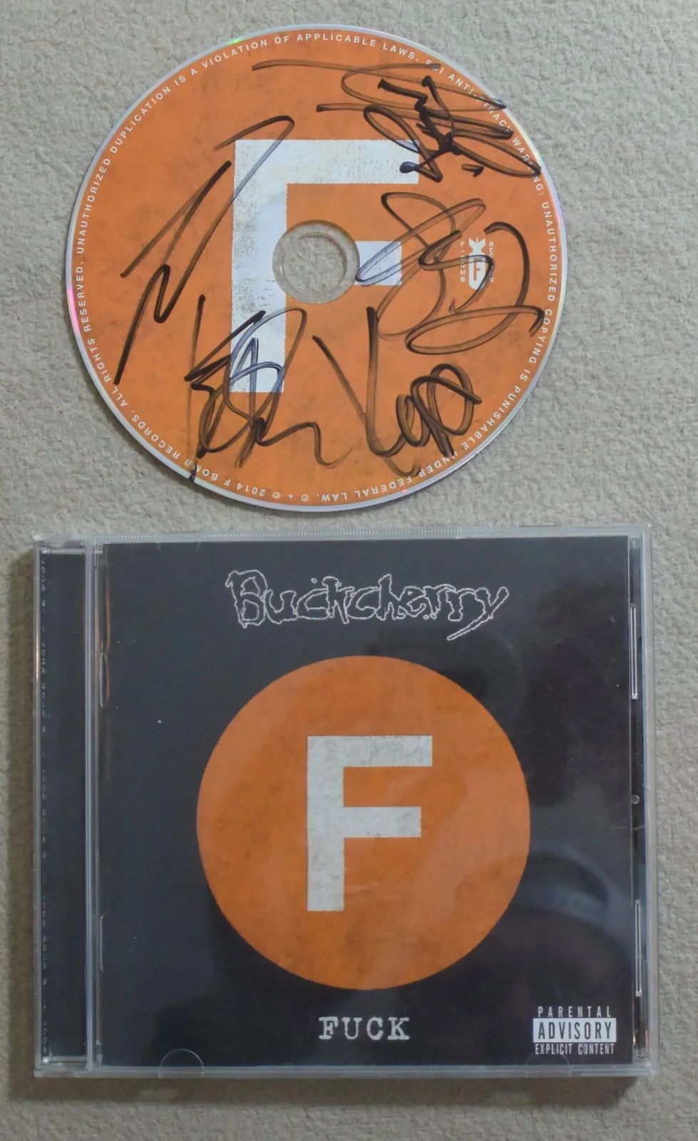 Buckcherry CD Autographed Hand-Signed Josh Todd and Band, image 2