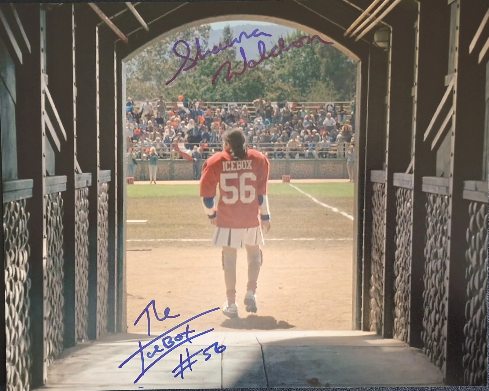 Shawna Waldron — Shawna Waldron Little Giants Becky Icebox O'Shea Signed 8x10 Photo Autograph Pic