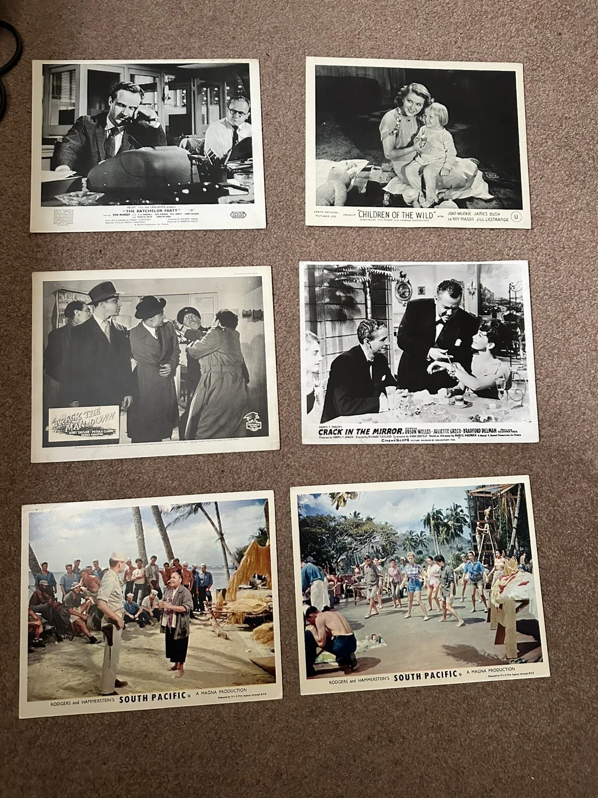 Bundle Of 40 Rare Original Lobby Cards … Howard Duff, image 2