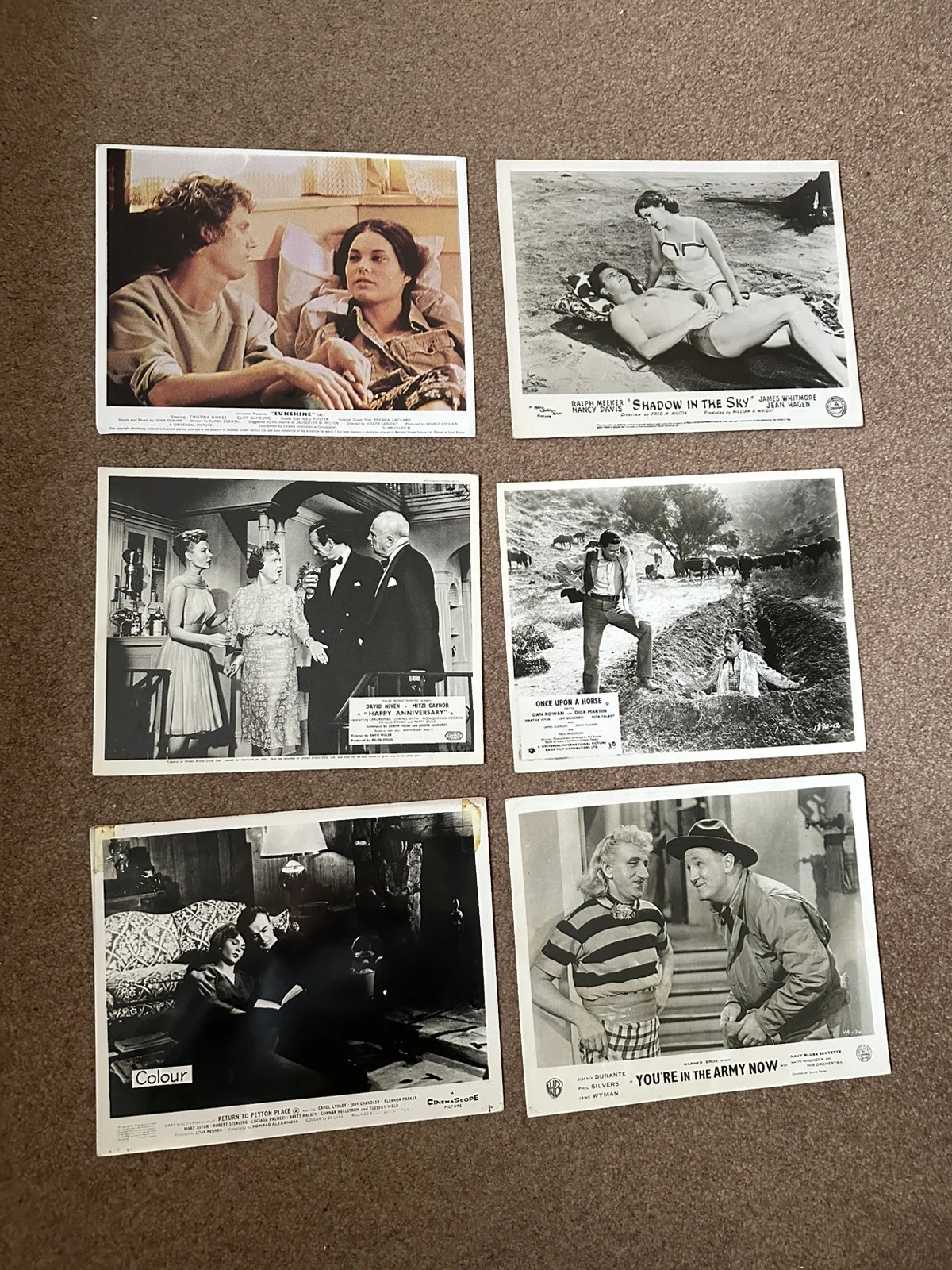 Bundle Of 40 Rare Original Lobby Cards … Howard Duff, image 4