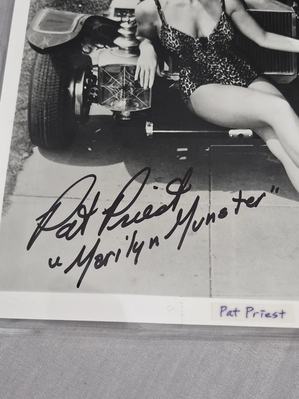 Pat Priest — Pat Priest Signed/Inscribed "Marilyn Munster" 8x10 Photo JSA Certified Authentic, изображение 2