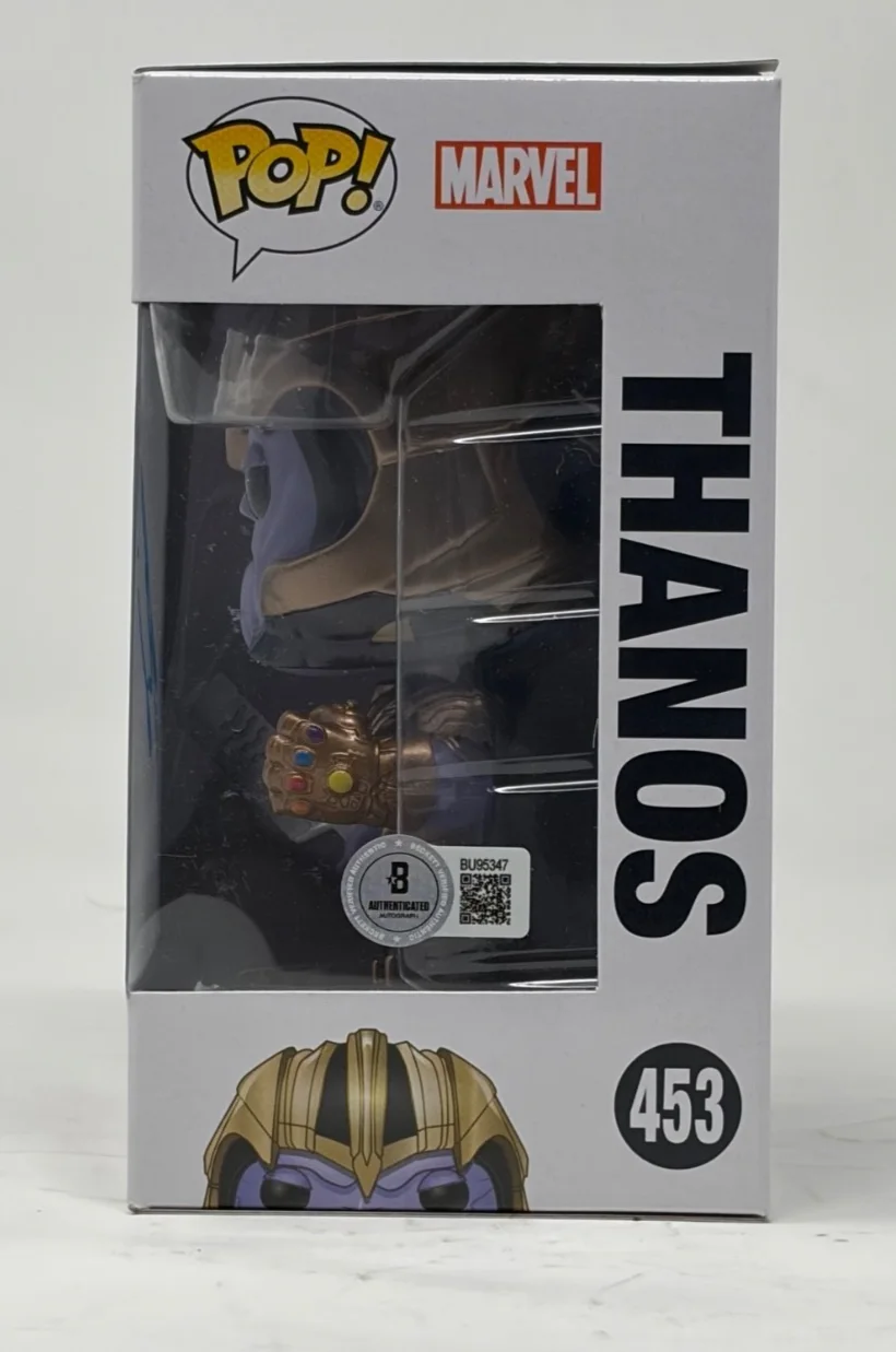 Josh Brolin — Josh Brolin Signed Autograph Avengers Thanos Funko Pop #453 Marvel Beckett COA, image 3