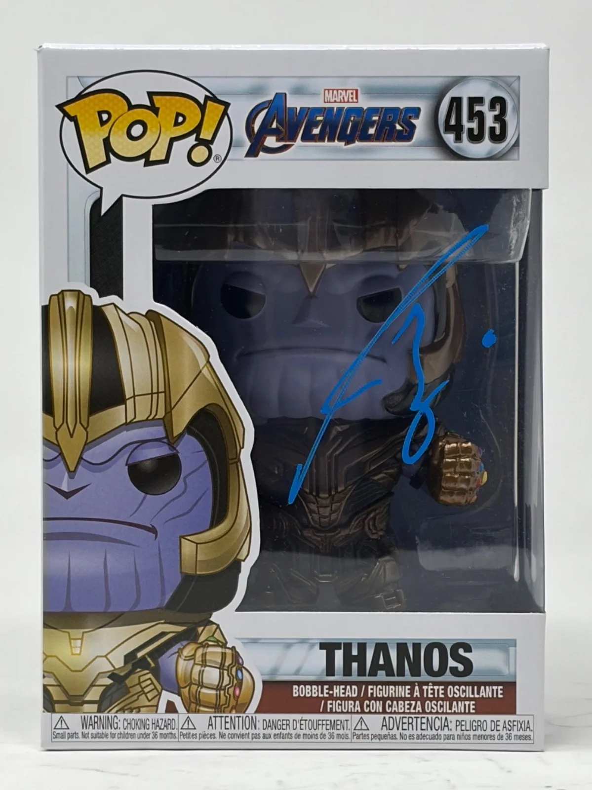 Josh Brolin — Josh Brolin Signed Autograph Avengers Thanos Funko Pop #453 Marvel Beckett COA, изображение 2