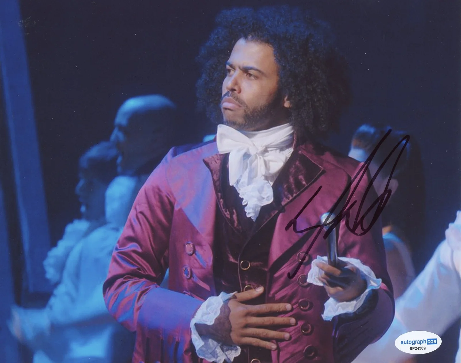 Daveed Diggs — Daveed Diggs Signed HAMILTON 'Thomas Jefferson' 8x10 Photo EXACT Proof ACOA E, image 2