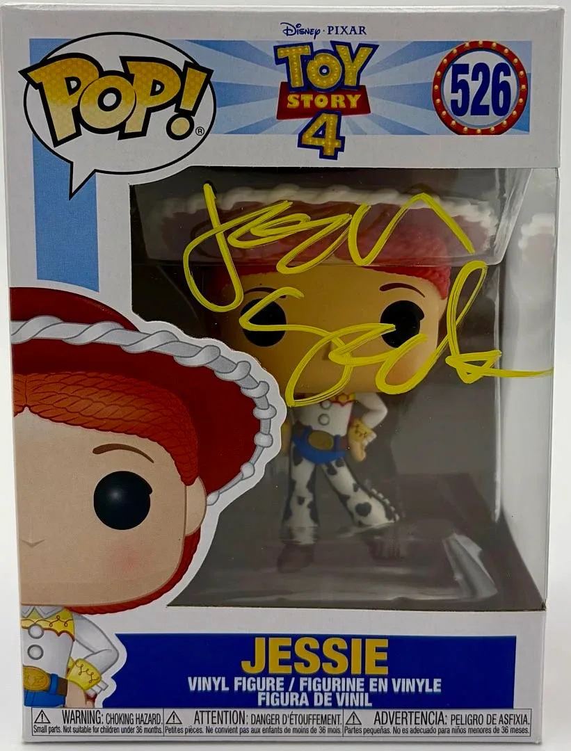 Joan Cusack — Joan Cusack signed "Jessie" Funko #526 (Toy Story) - JSA COA