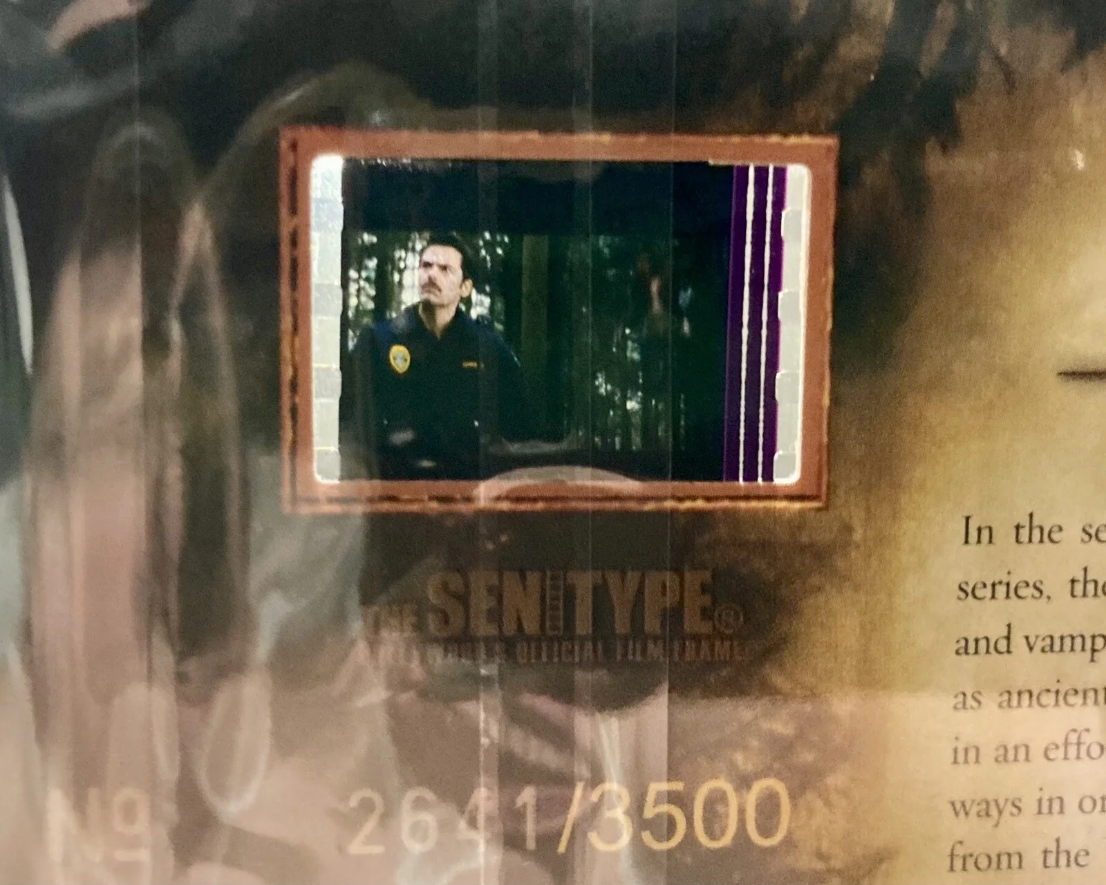 The Twilight Saga ~ New Moon ~ Senitype Film Cell ~ 2641/3500 ~ Charlie Swan, изображение 3
