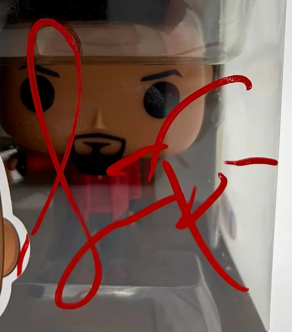 Jamie Foxx — Jamie Foxx signed "Bats" Funko #595 (Baby Driver) - Beckett COA, изображение 2