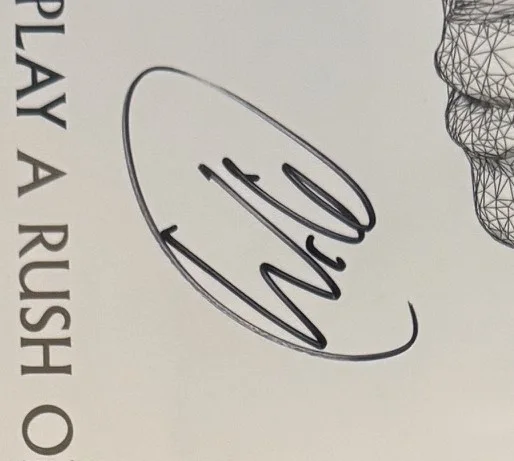 REAL signed COLDPLAY x 4 auto FRAMED 16"x 16" LITHO A Rush of Blood to the Head, image 5