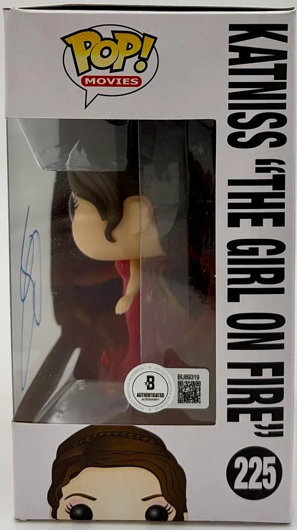 Jennifer Lawrence — Jennifer Lawrence signed Hunger Games Funko #225 - Beckett COA *RARE*, изображение 3