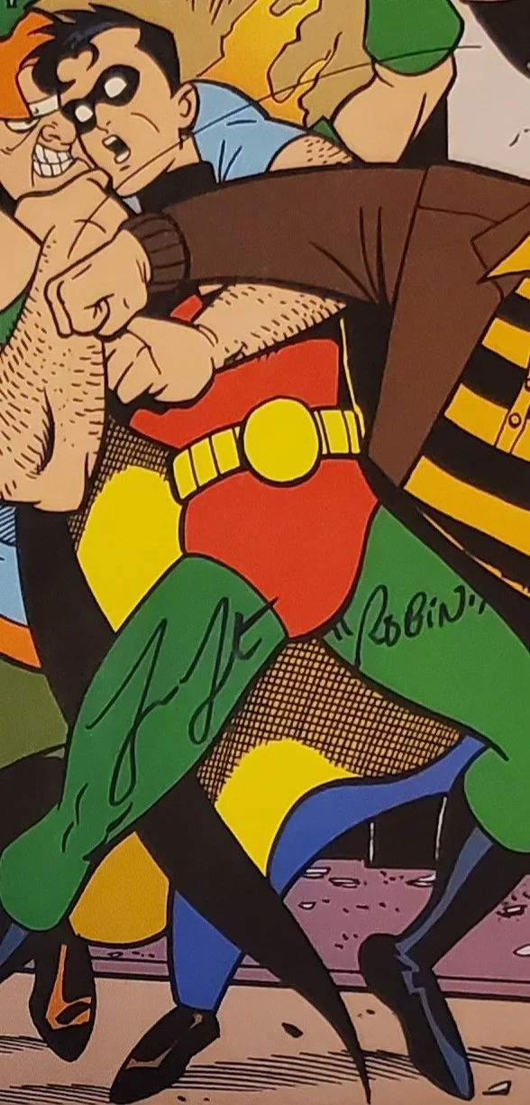 Loren Lester — Loren Lester Robin SIGNED Batman Adventures #4 Comic Autograph Animated, image 2