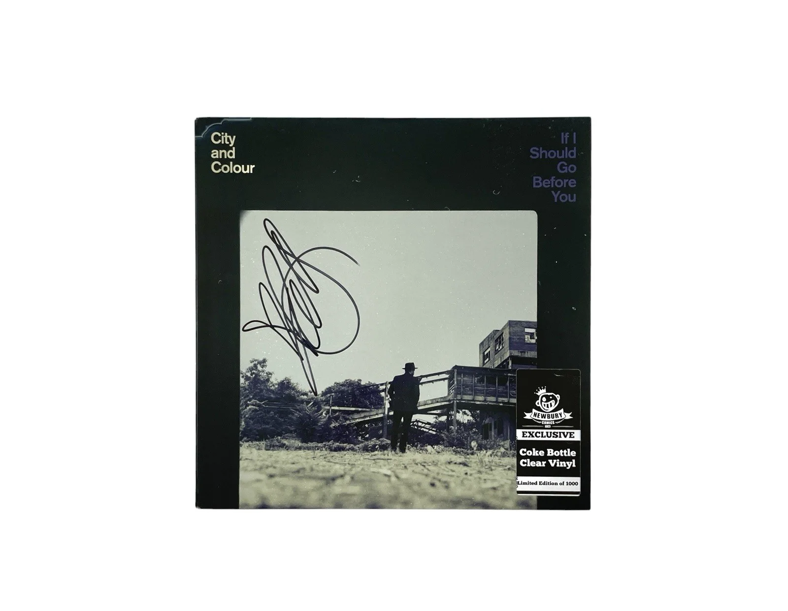 City And Colour Dallas Green Signed If I Should Go Clear Colored Vinyl Album, изображение 2