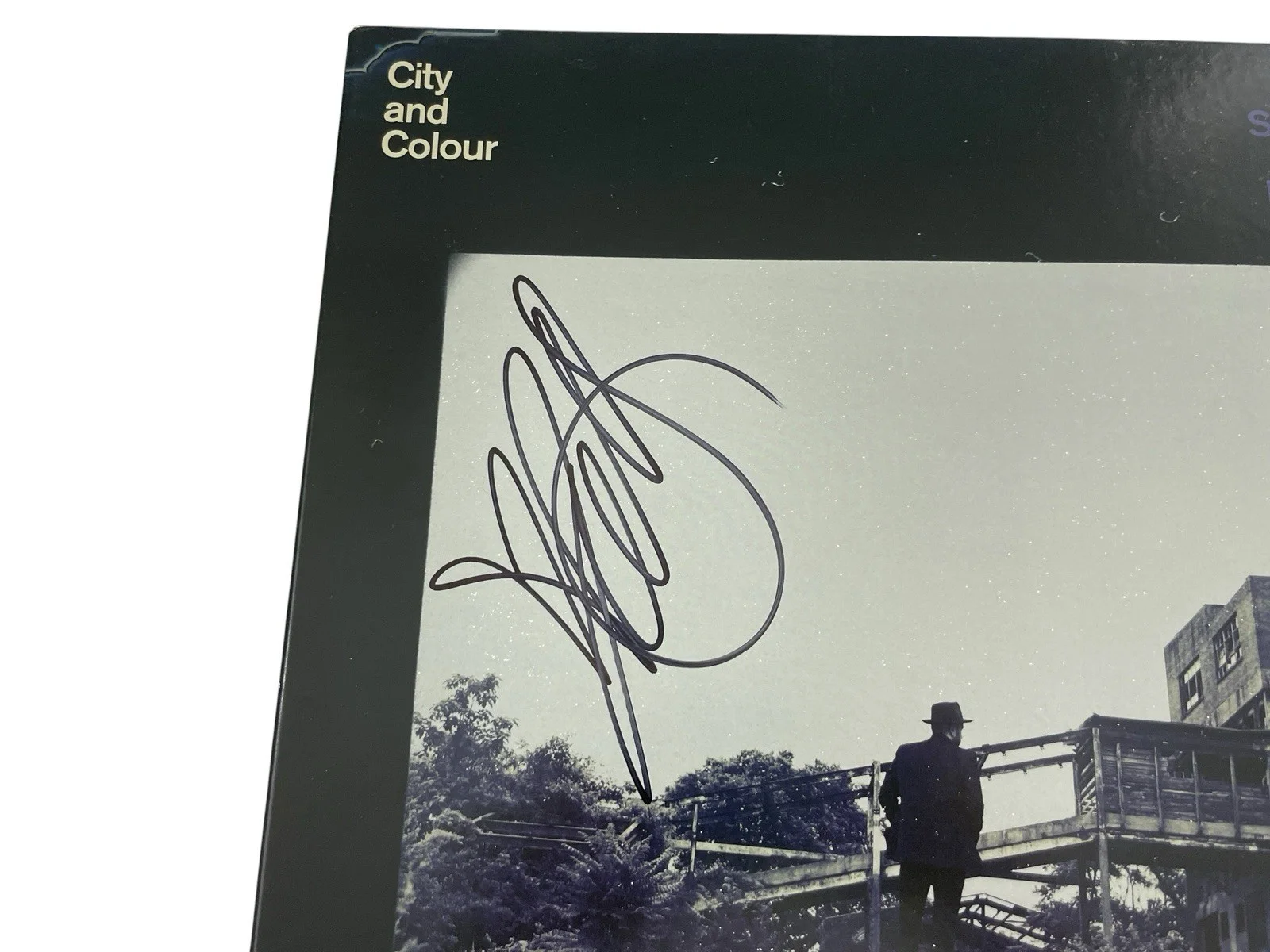 City And Colour Dallas Green Signed If I Should Go Clear Colored Vinyl Album, изображение 3