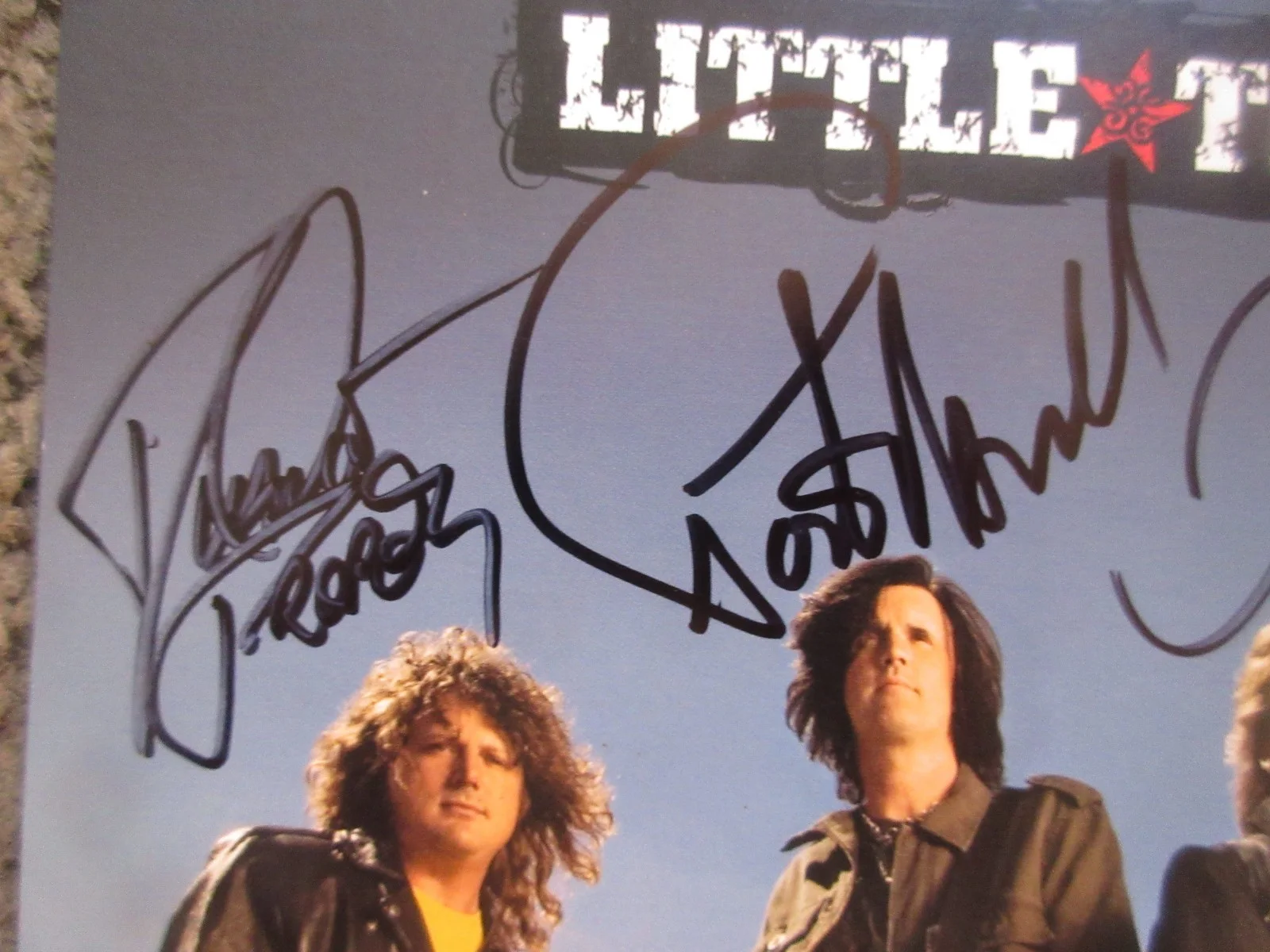 LITTLE TEXAS 8"x11" FULL COLOR SIGNED PHOTO ALL 4 MEMBERS 2007 PUBLICITY MAILING, image 2
